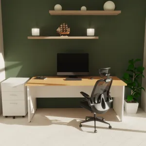 Iris Task Operator Mesh Office Chair With Headrest
