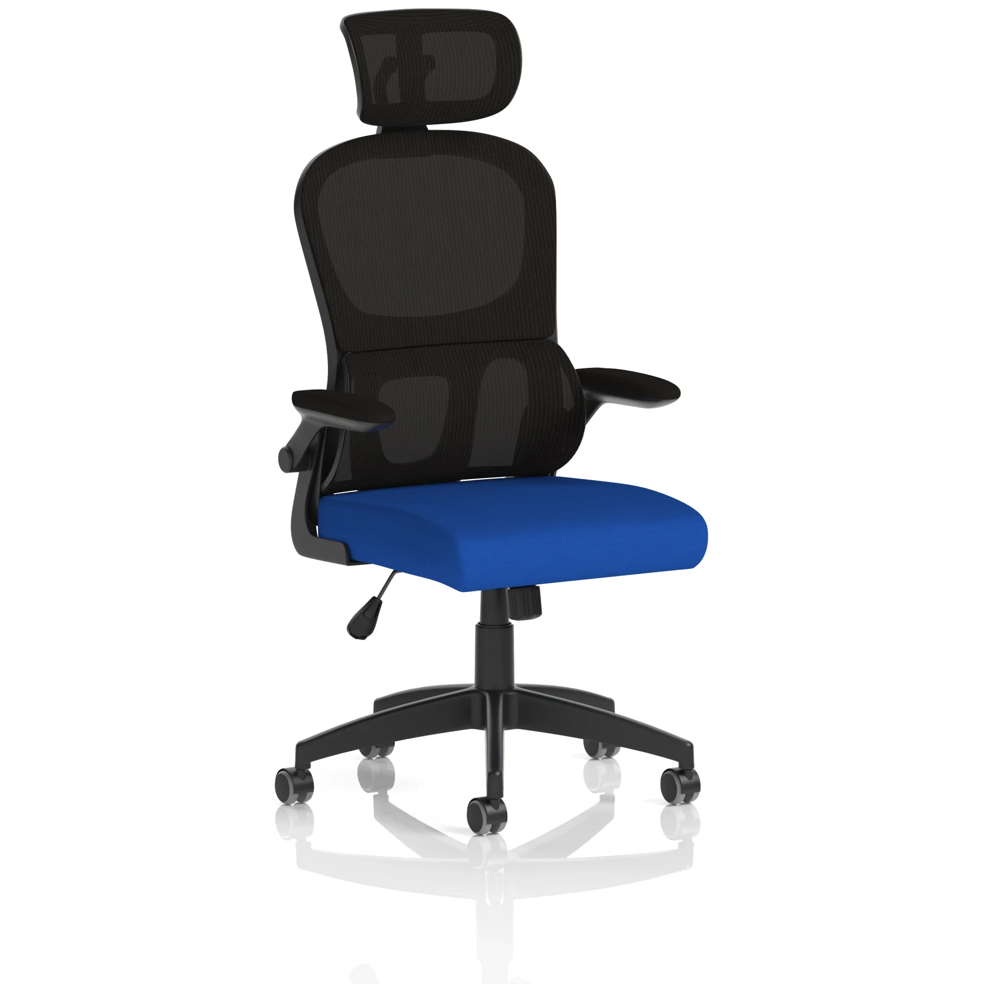 Iris High Mesh Back Task Operator Office Chair with Headrest