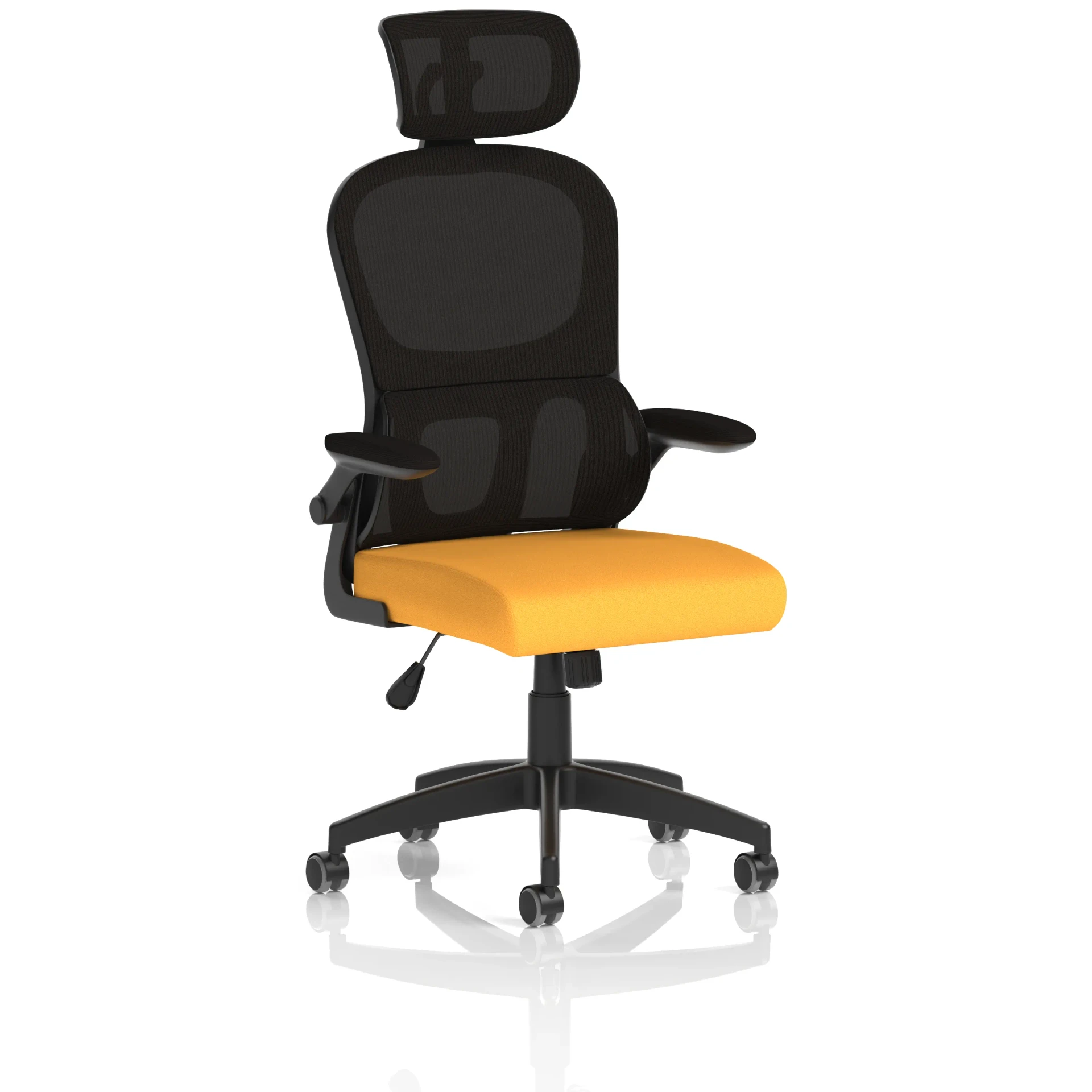 Iris High Mesh Back Task Operator Office Chair with Headrest