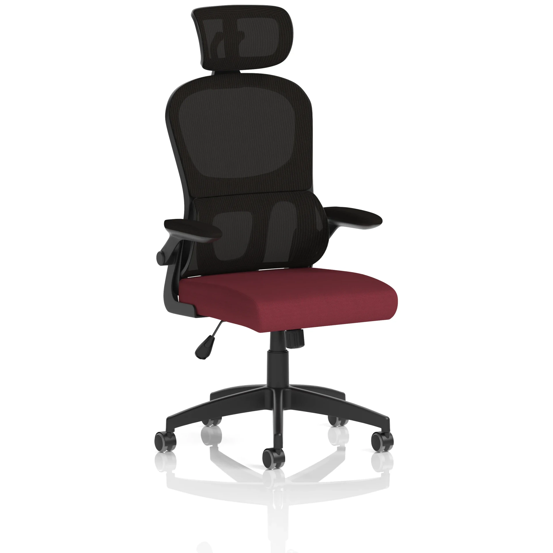 Iris High Mesh Back Task Operator Office Chair with Headrest