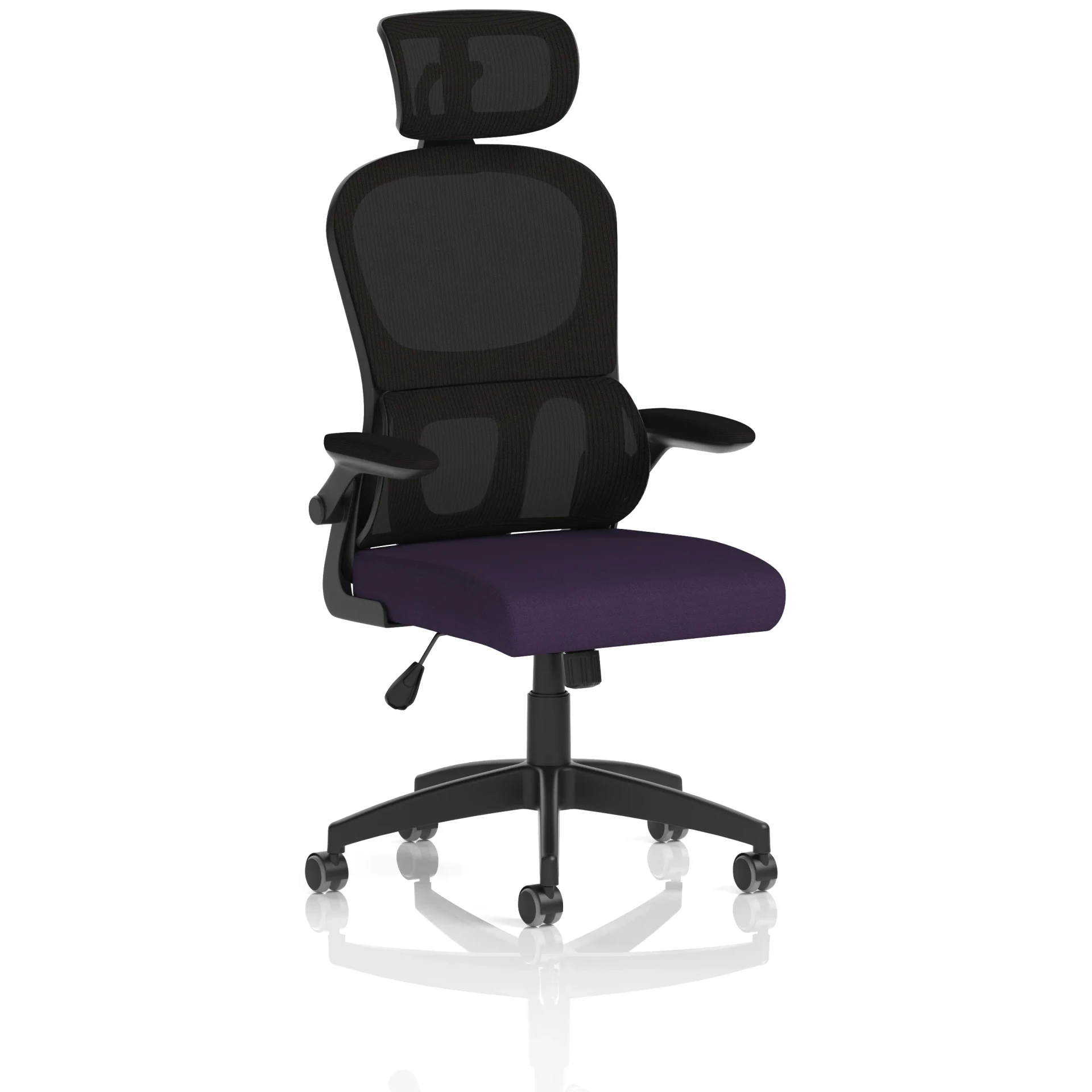 Iris High Mesh Back Task Operator Office Chair with Headrest