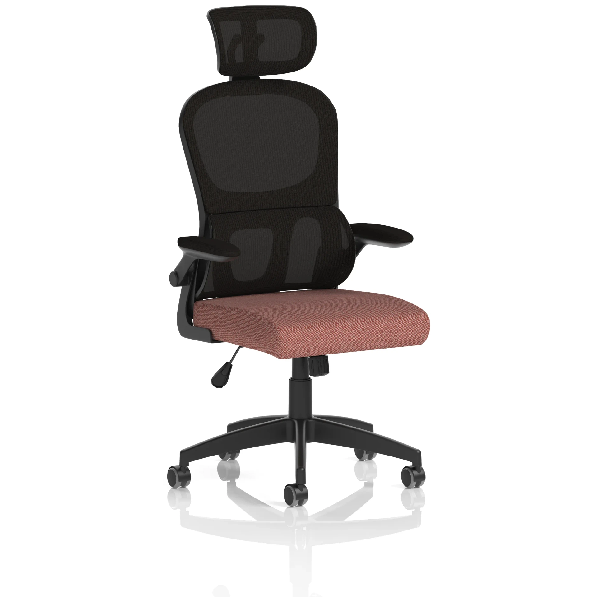 Iris High Mesh Back Task Operator Office Chair with Headrest