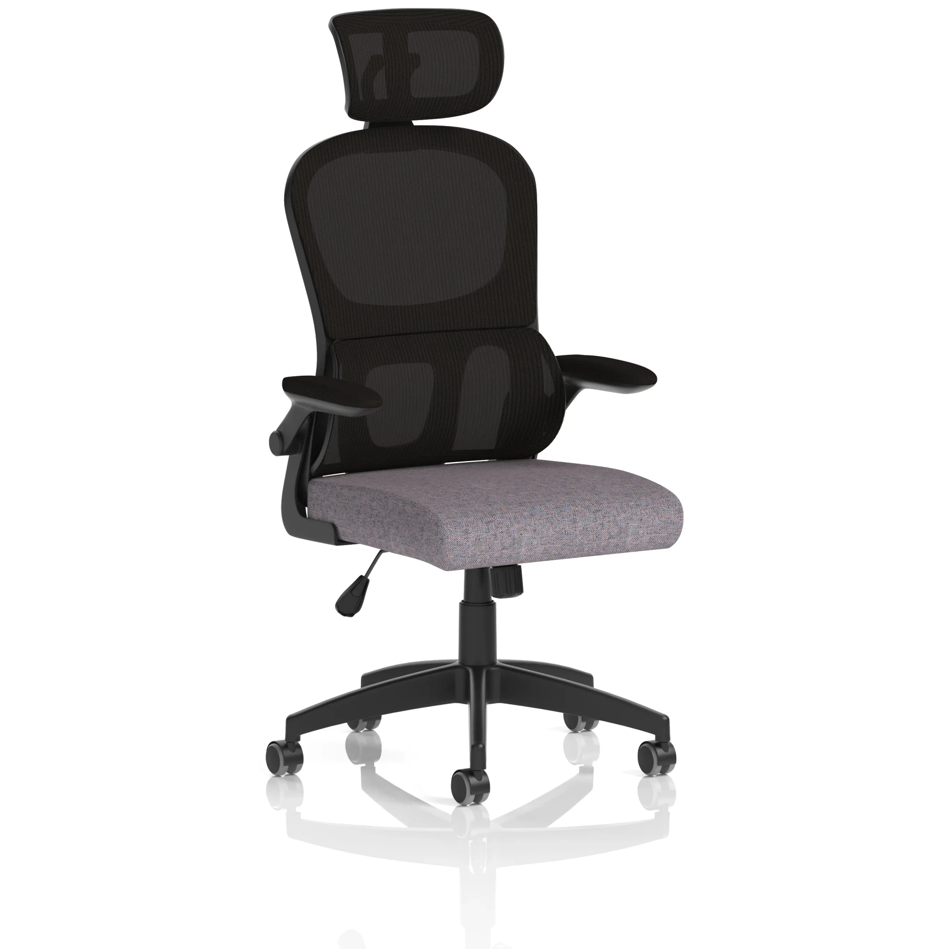 Iris High Mesh Back Task Operator Office Chair with Headrest