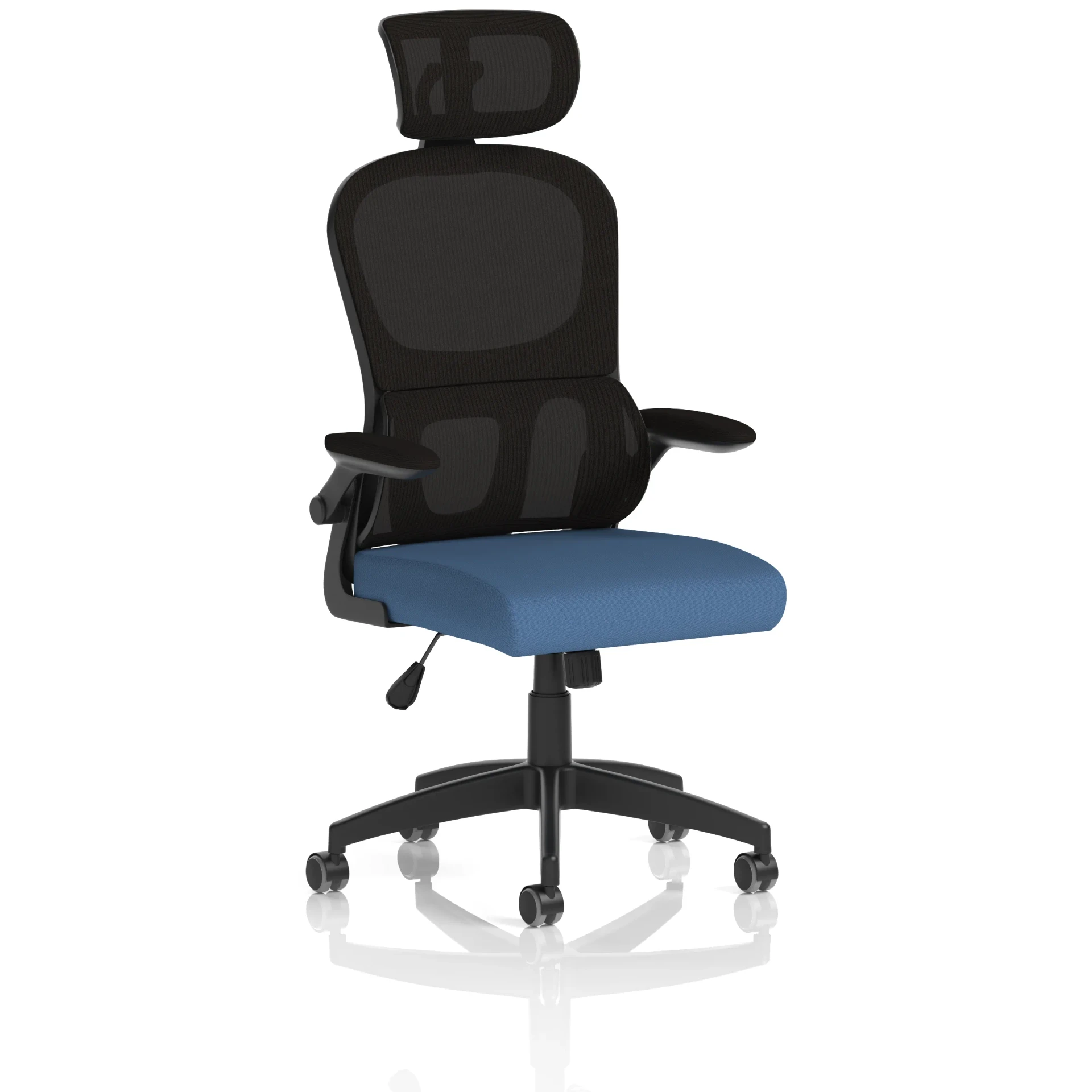 Iris High Mesh Back Task Operator Office Chair with Headrest