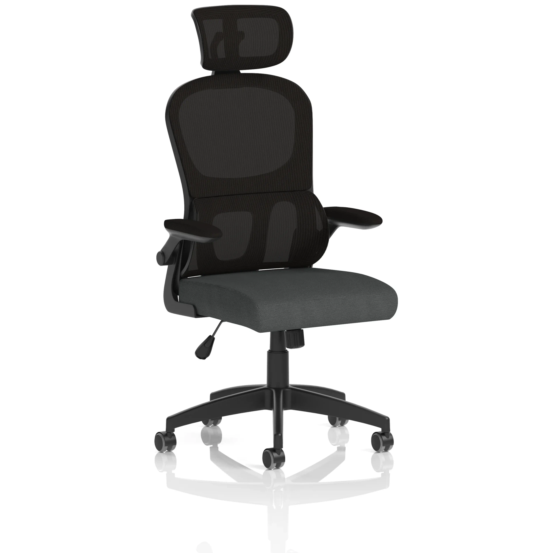 Iris High Mesh Back Task Operator Office Chair with Headrest