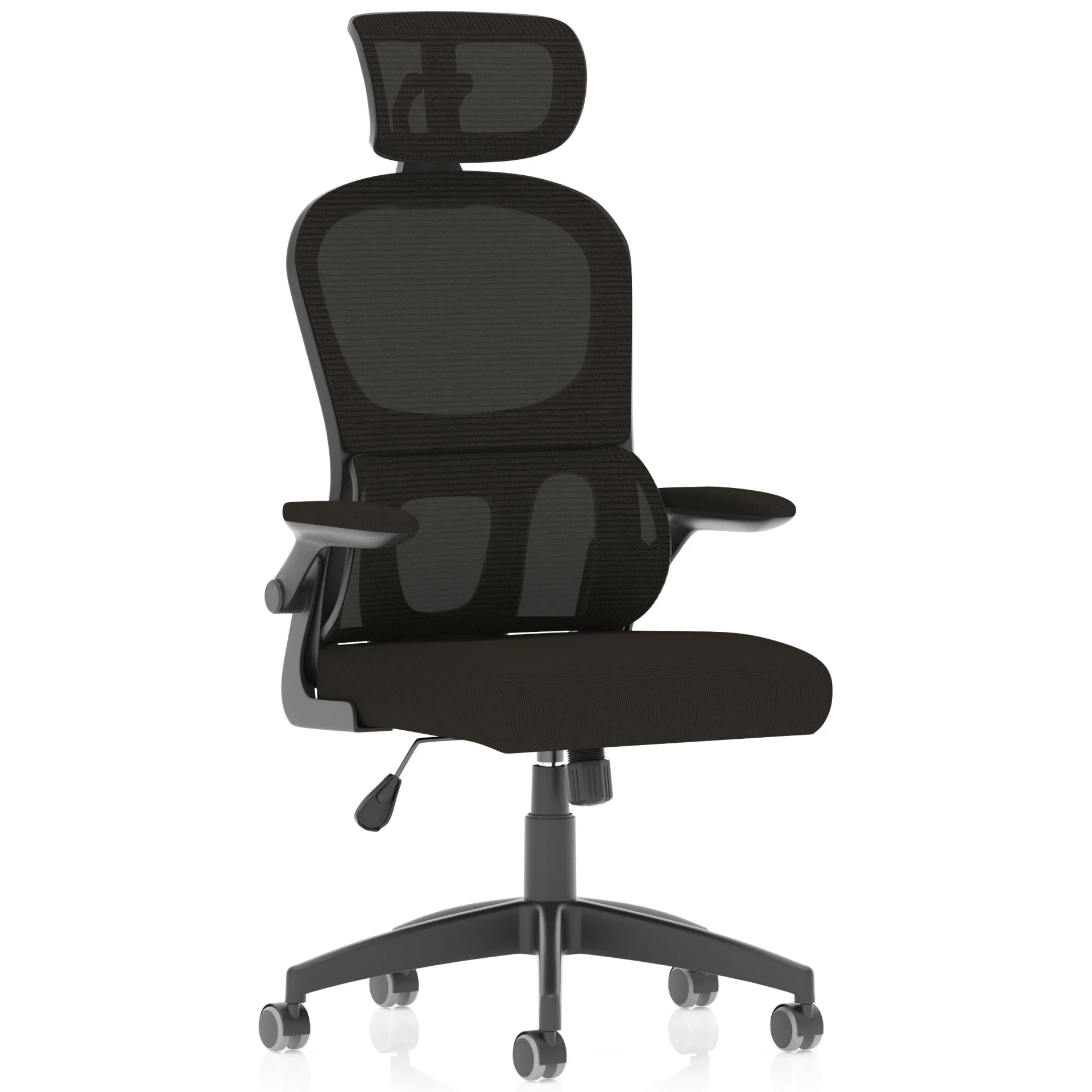 Iris High Mesh Back Task Operator Office Chair with Headrest