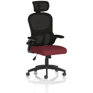 Iris High Mesh Back Task Operator Office Chair with Headrest