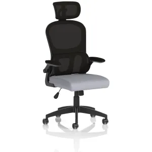 Iris High Mesh Back Task Operator Office Chair with Headrest
