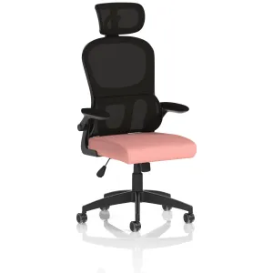 Iris High Mesh Back Task Operator Office Chair with Headrest