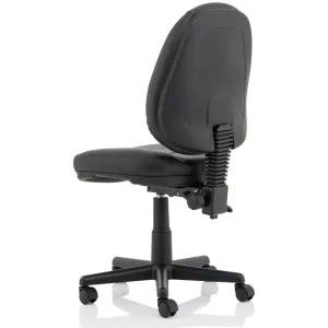 Jackson Medium Back Black Bonded Leather Task Operator Office Chair