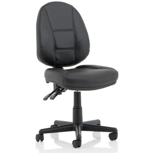 Jackson Medium Back Black Bonded Leather Task Operator Office Chair