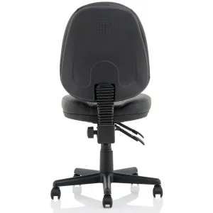 Jackson Medium Back Black Bonded Leather Task Operator Office Chair