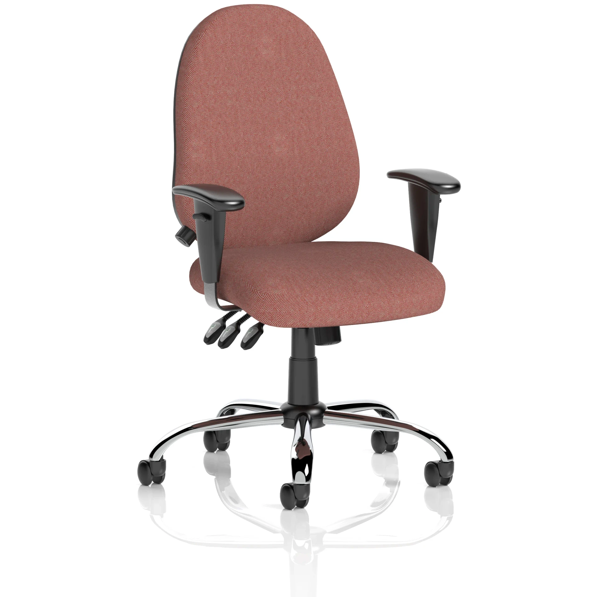 Lisbon High Back Task Operator Office Chair with Adjustable Arms