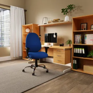 Lisbon Medium Back Task Operator Office Chair with Height Adjustable Arms