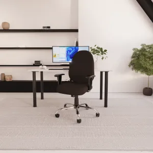 Lisbon Medium Back Task Operator Office Chair with Height Adjustable Arms