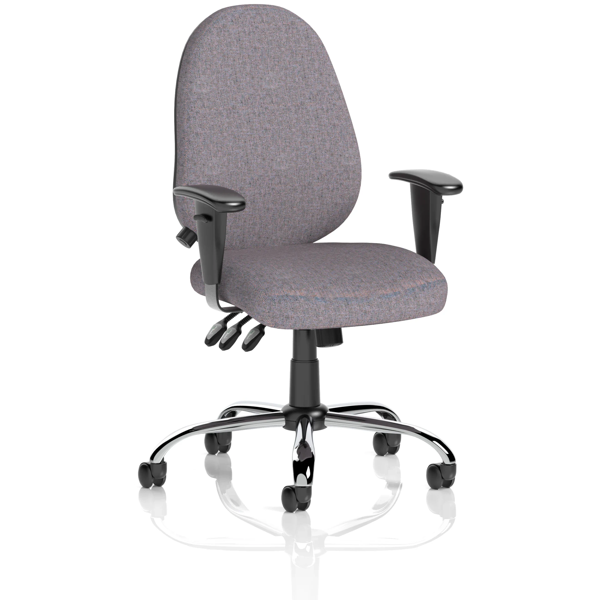 Lisbon High Back Task Operator Office Chair with Adjustable Arms