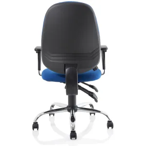 Lisbon High Back Task Operator Office Chair with Adjustable Arms