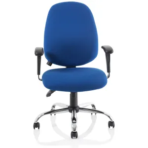 Lisbon High Back Task Operator Office Chair with Adjustable Arms
