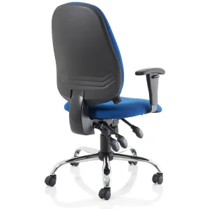Lisbon High Back Task Operator Office Chair with Adjustable Arms