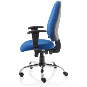 Lisbon High Back Task Operator Office Chair with Adjustable Arms