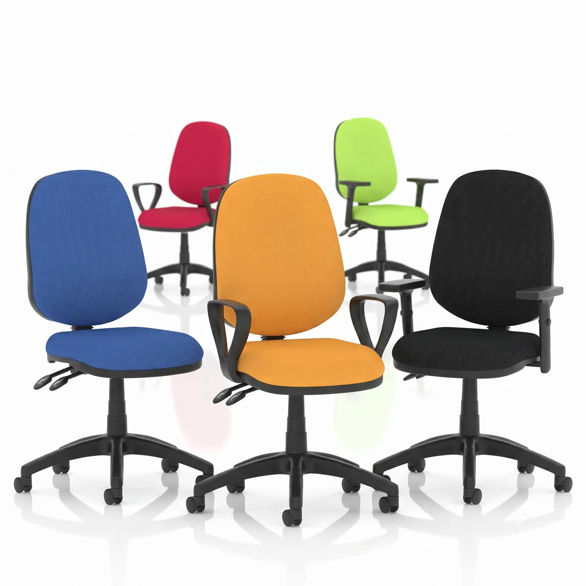 Luna 2 Lever Medium Back Task Operator Office Chair