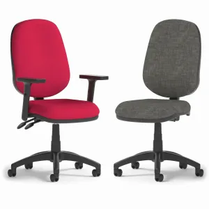Luna 2 Lever Medium Back Task Operator Office Chair