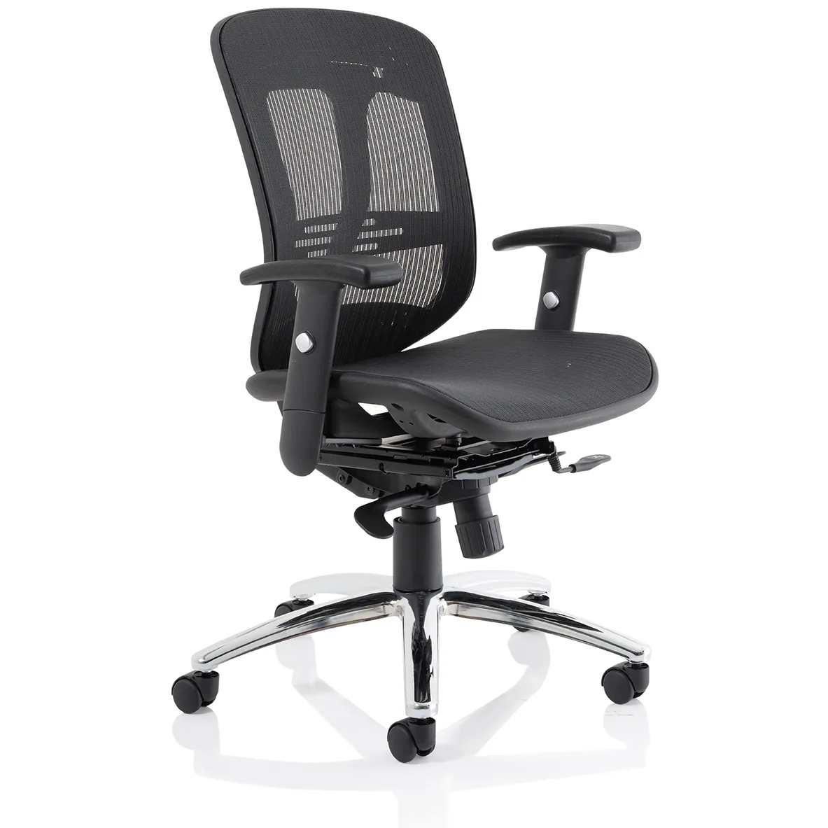 Mirage II Mesh Back Task Operator Office Chair with Height Adjustable Arms