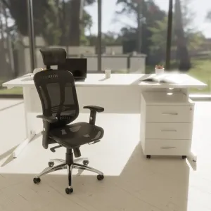 Mirage II All Mesh Task Operator Office Chair with Adjustable Arms