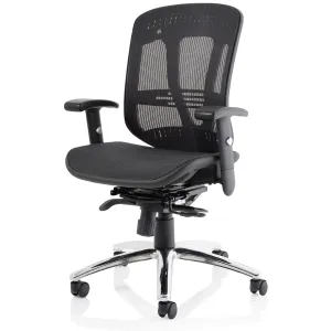 Mirage II All Mesh Task Operator Office Chair with Adjustable Arms