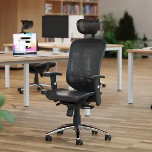 Mirage II All Mesh Task Operator Office Chair with Adjustable Arms