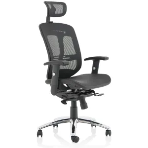 Mirage II All Mesh Task Operator Office Chair with Adjustable Arms