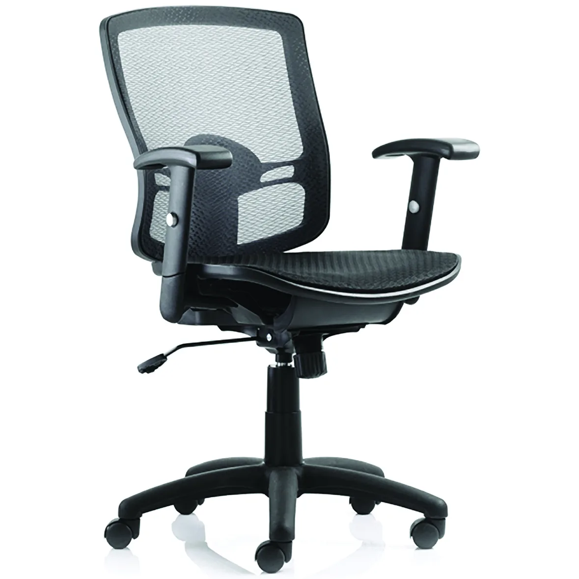 Palma Medium Mesh Back Task Operator Office Chair with Arms