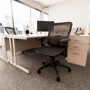 Palma Medium Mesh Back Task Operator Office Chair with Arms