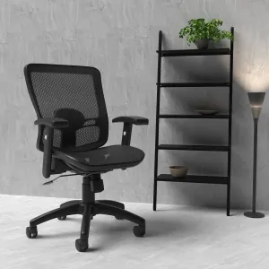 Palma Medium Mesh Back Task Operator Office Chair with Arms