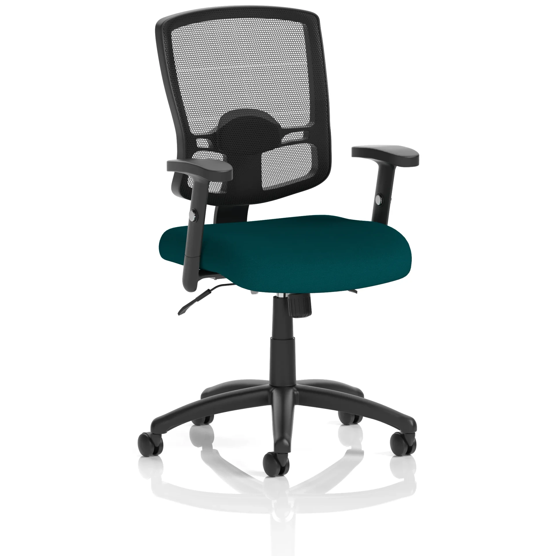 Portland II Medium Mesh Back Task Operator Office Chair with Arms
