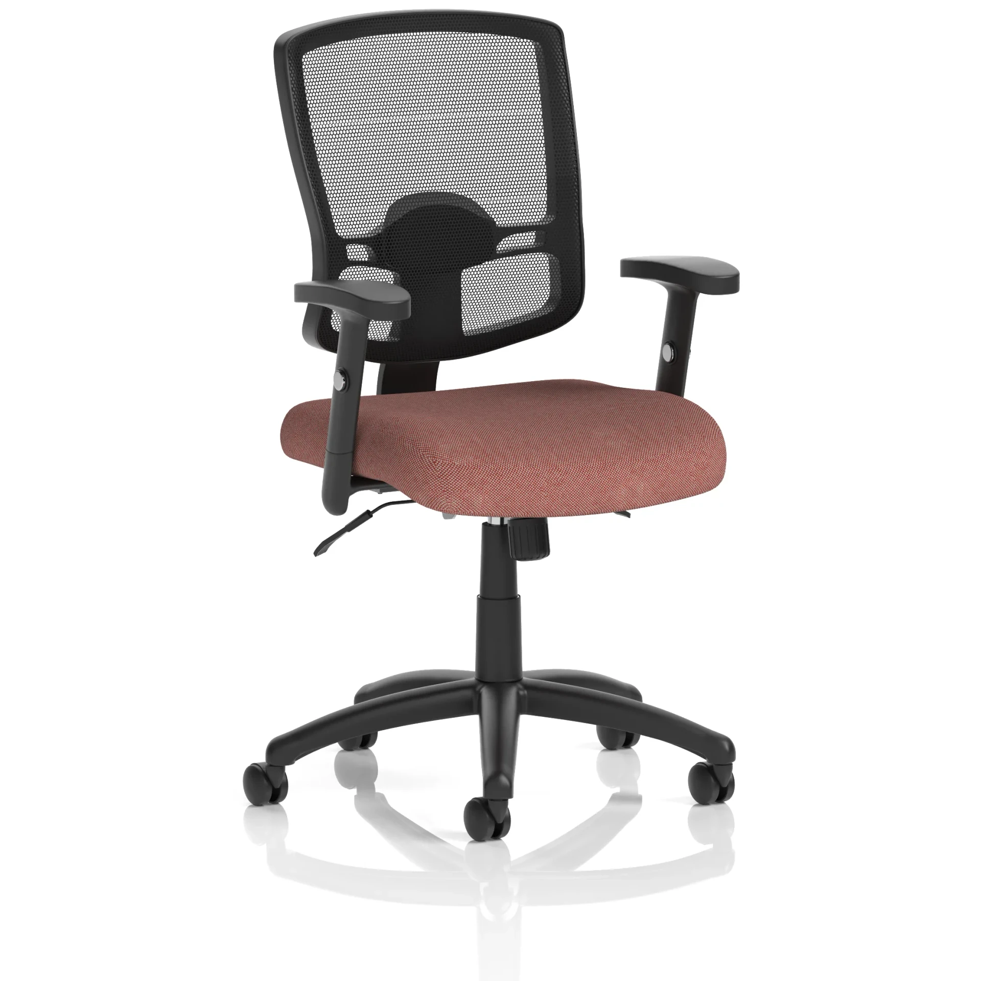Portland II Medium Mesh Back Task Operator Office Chair with Arms