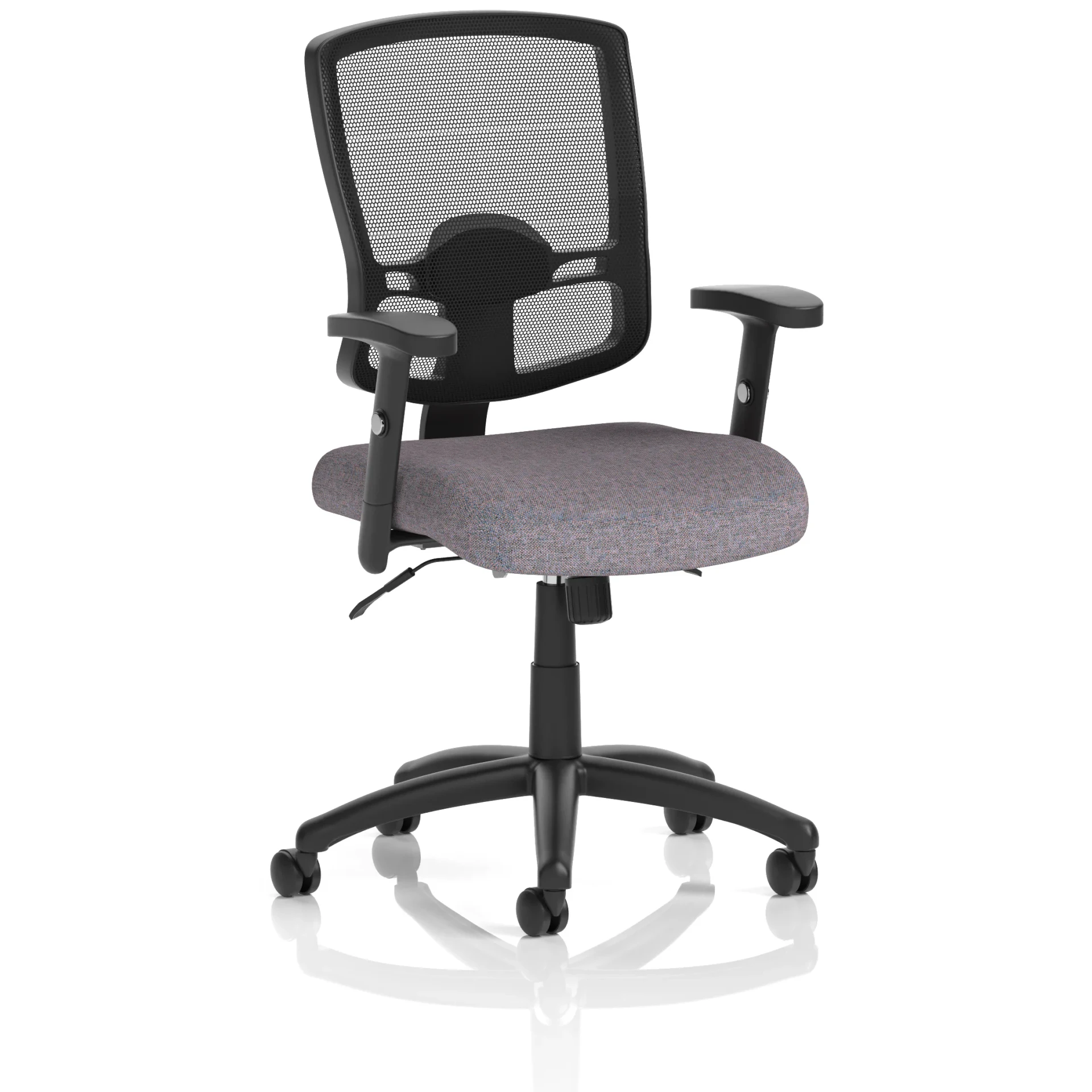 Portland II Medium Mesh Back Task Operator Office Chair with Arms