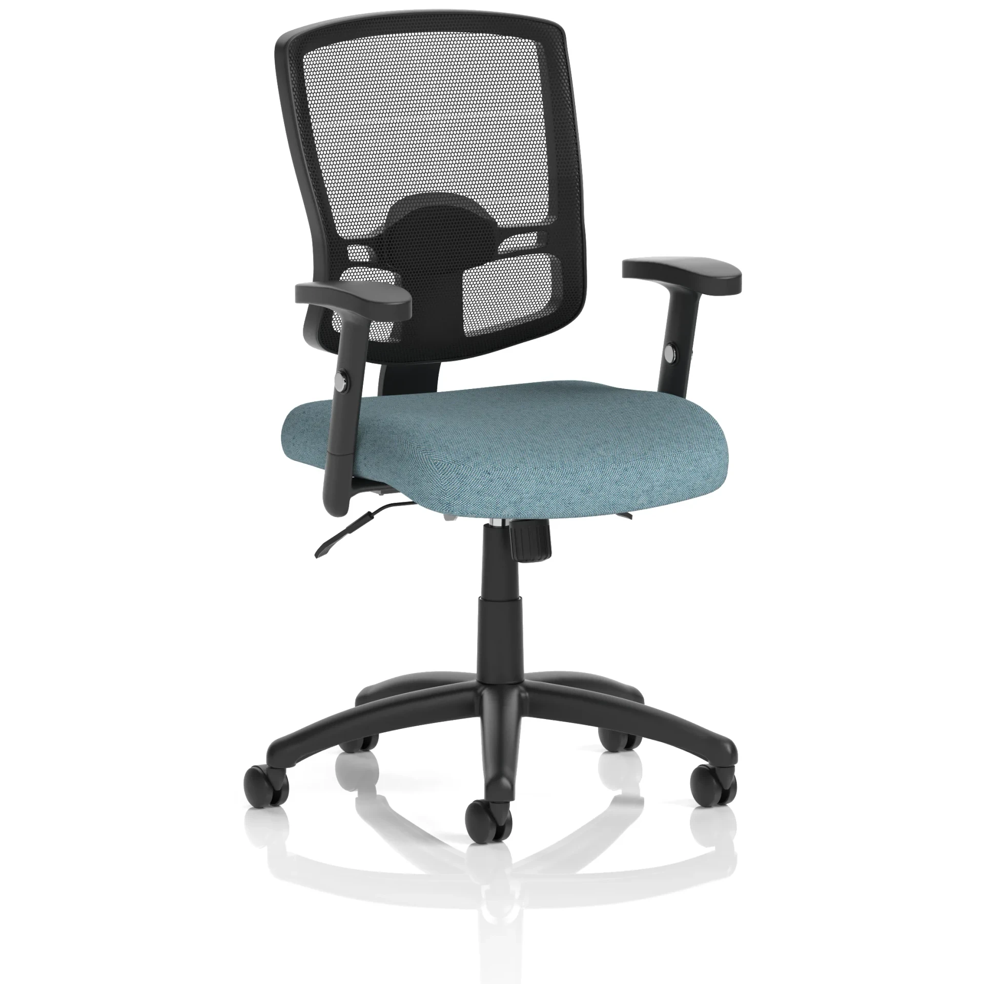 Portland II Medium Mesh Back Task Operator Office Chair with Arms