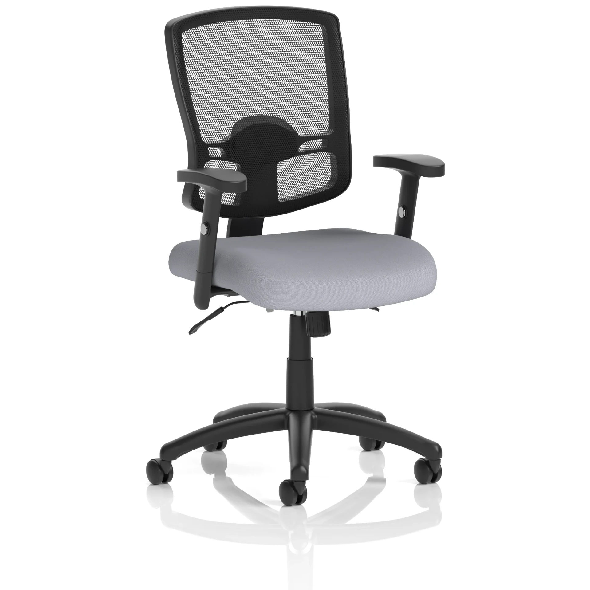 Portland II Medium Mesh Back Task Operator Office Chair with Arms