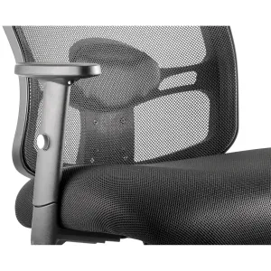 Portland II Medium Mesh Back Task Operator Office Chair with Arms