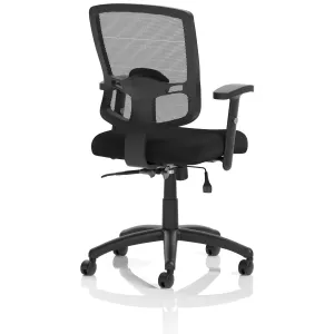 Portland II Medium Mesh Back Task Operator Office Chair with Arms