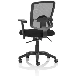Portland II Medium Mesh Back Task Operator Office Chair with Arms