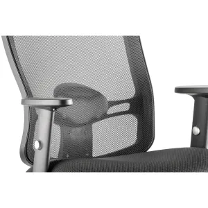 Portland II Medium Mesh Back Task Operator Office Chair with Arms