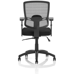 Portland II Medium Mesh Back Task Operator Office Chair with Arms