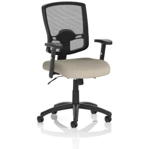 Portland II Medium Mesh Back Task Operator Office Chair with Arms