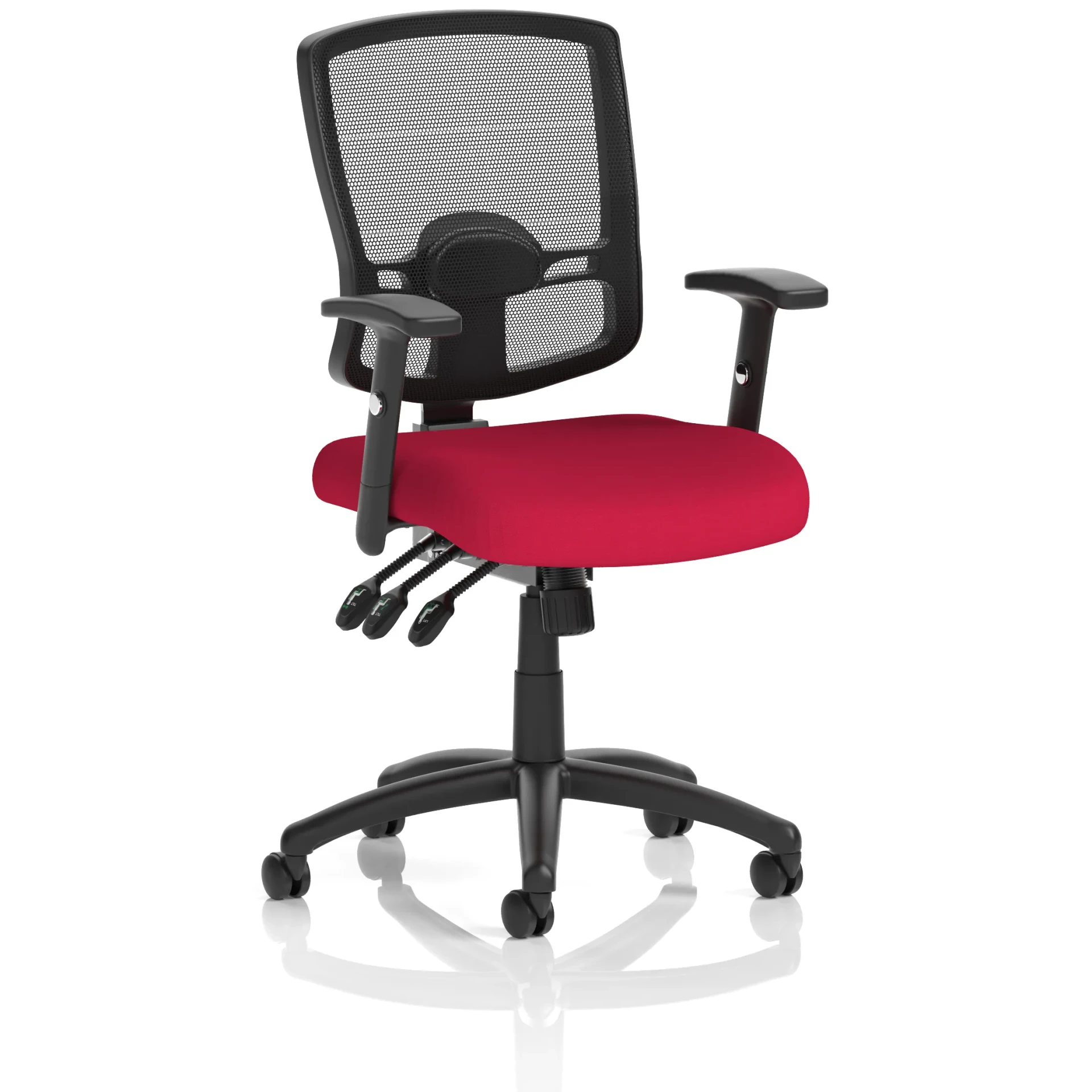 Portland III High Mesh Back Task Operator Office Chair with Arms