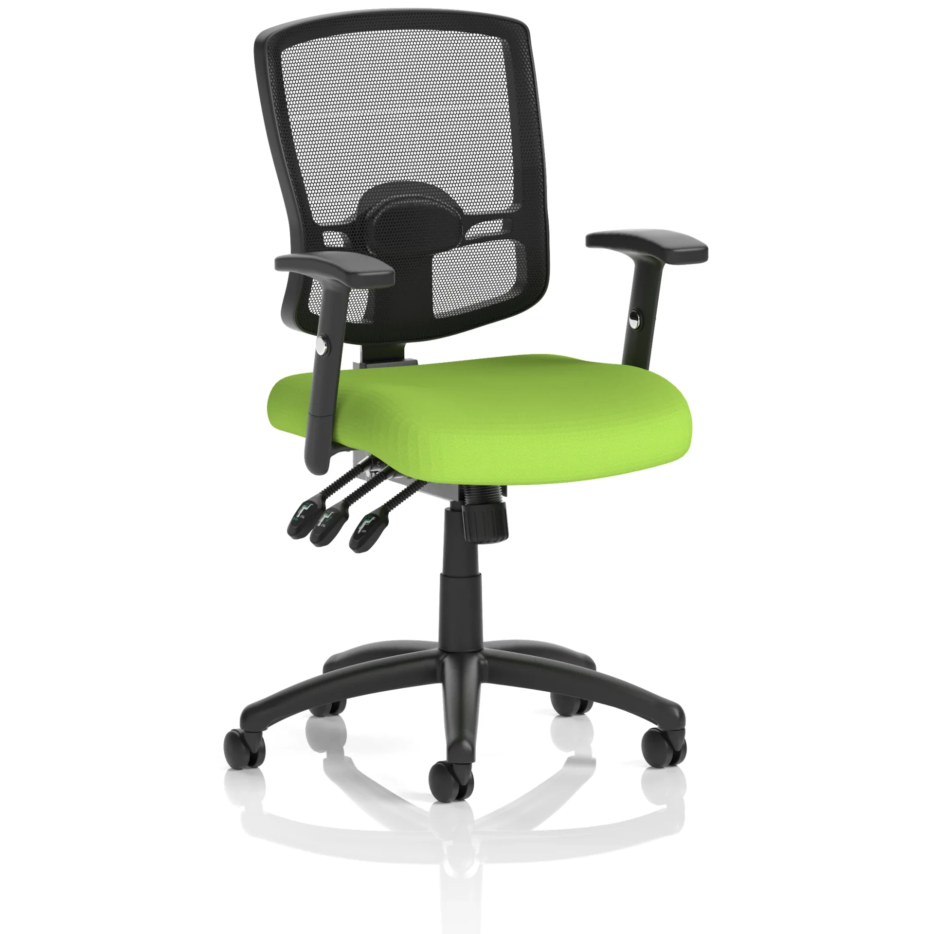Portland III High Mesh Back Task Operator Office Chair with Arms