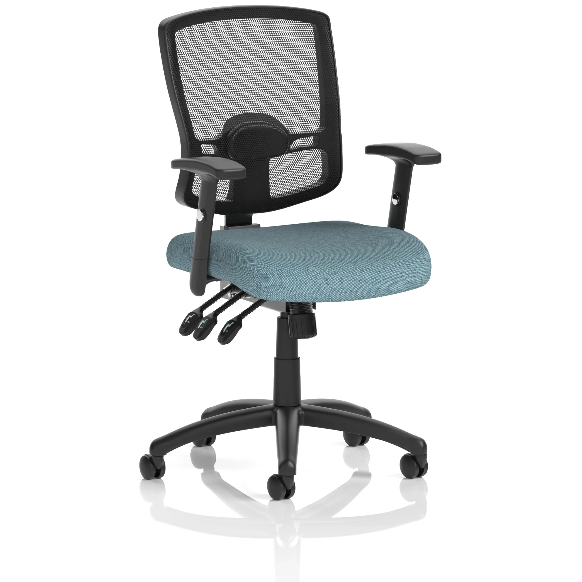Portland III High Mesh Back Task Operator Office Chair with Arms