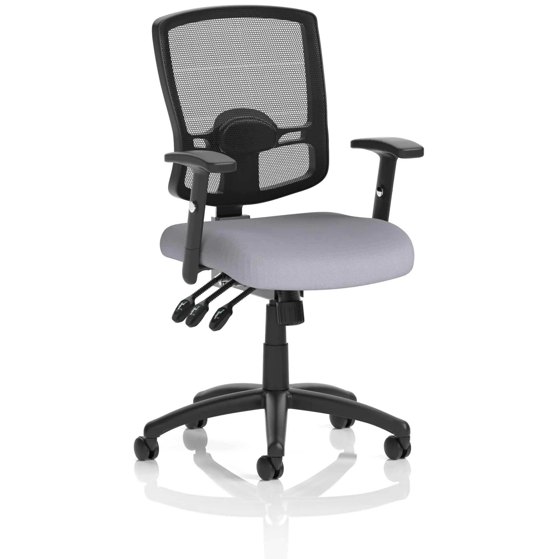 Portland III High Mesh Back Task Operator Office Chair with Arms