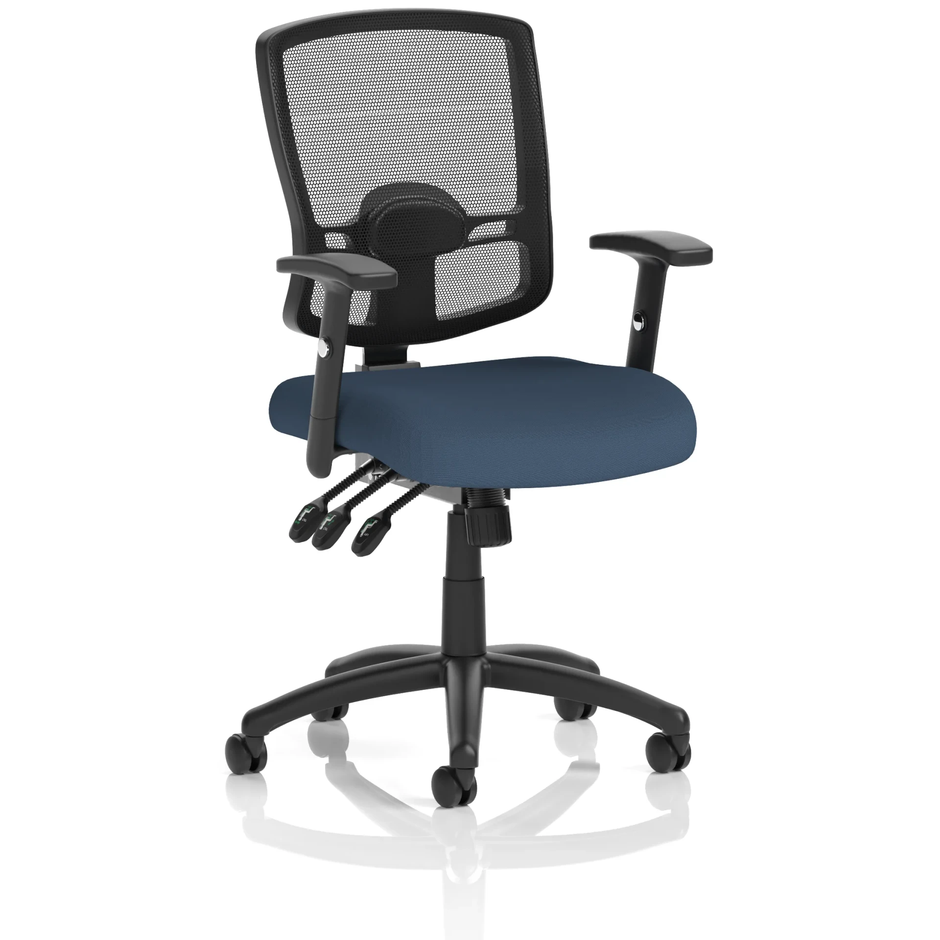 Portland III High Mesh Back Task Operator Office Chair with Arms